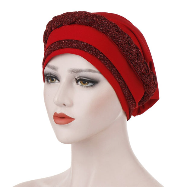 Braid & Beads Crown Protection Beanie