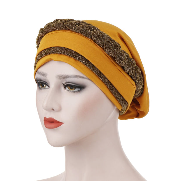 Braid & Beads Crown Protection Beanie